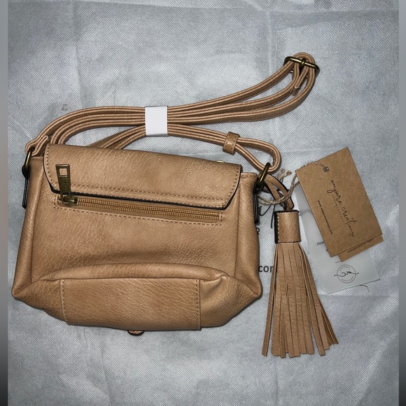 🤎 NWT! Sand Small Flap w/Braid Crossbody - Picture 5 of 12